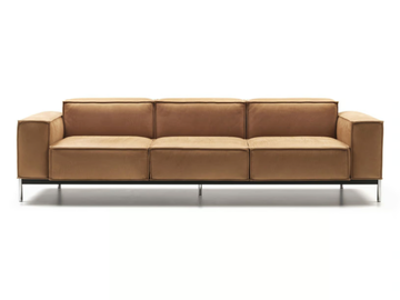 DS-22 - 4 seater leather sofa by de Sede - view 2